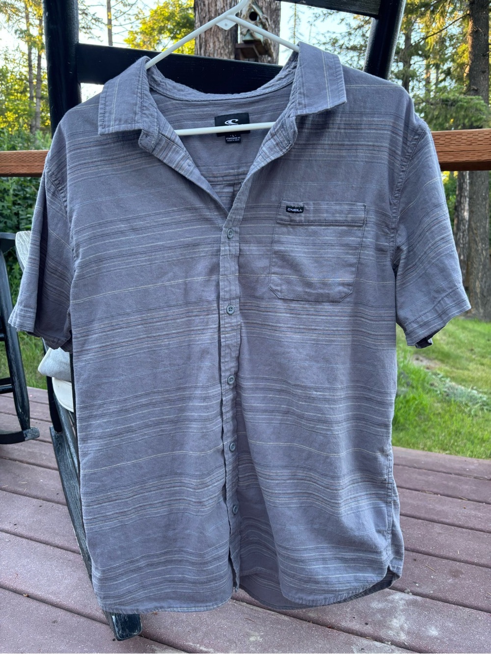 O’Neill Men's Short Sleeve Button up sz large